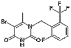 5-Bromo-1-(2-fluoro-6-(trifluoromethyl)benzyl)-6-methylpyrimidine-2,4(1H,3H)-dione