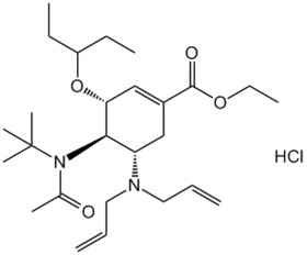 (3R,4R,5S)-Ethyl 4-(N-(tert-butyl)acetamido)-5-(diallylamino)-3-(pentan-3-yloxy)cyclohex-1-enecarbox