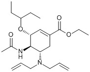 (3R,4R,5S)-ethyl 4-acetamido-5-(diallylamino)-3-(pentan-3-yloxy)cyclohex-1-enecarboxylate