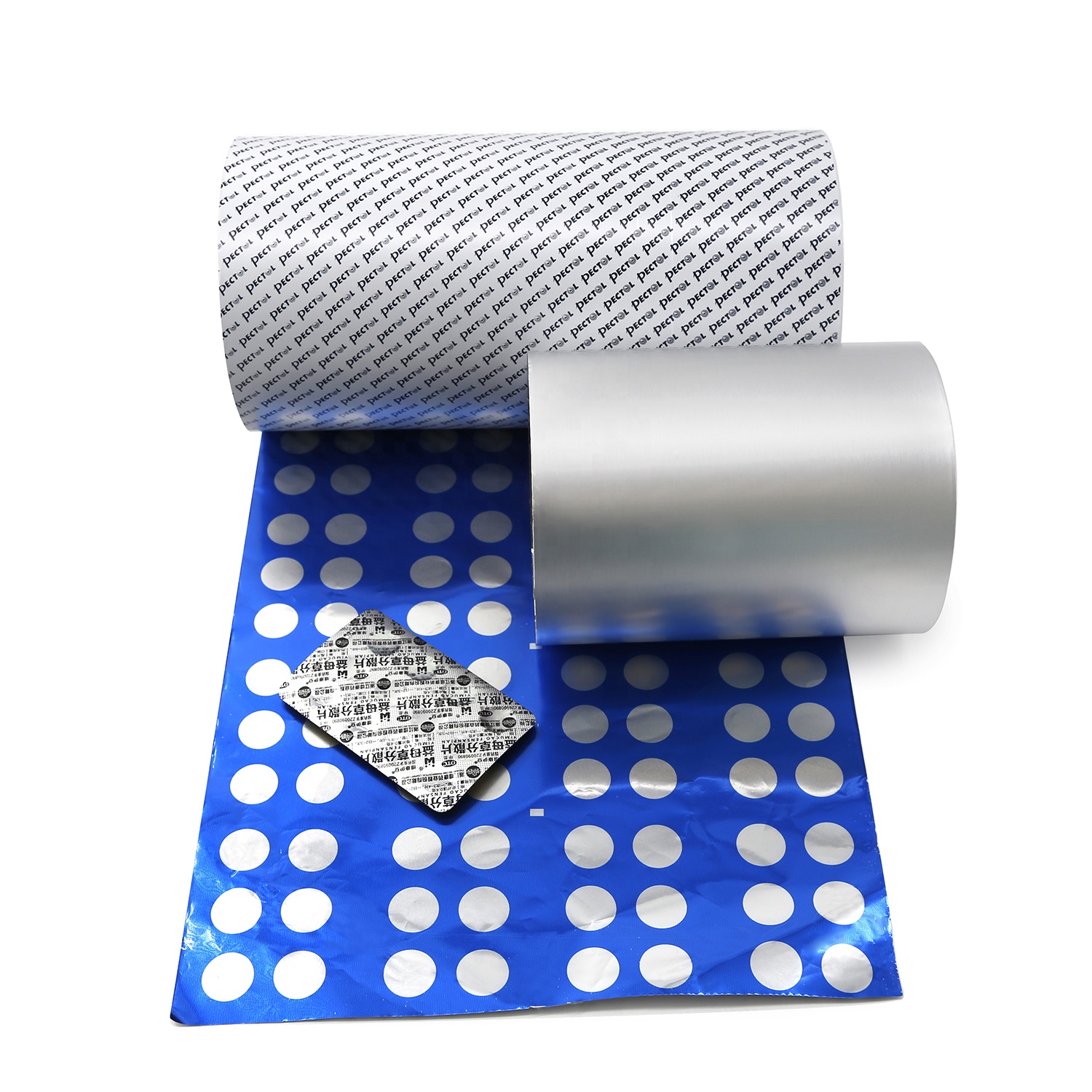 Double side printing PTP blister aluminum foil