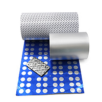 Double side printing PTP blister aluminum foil