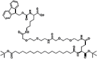 Fmoc-L-Lys[Oct-(otBu)-Glu-(otBu)-AEEA-AEEA]-OH