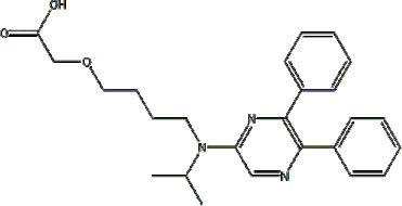 {4-[(5,6-Diphenyl-2-pyrazinyl)(isopropyl)amino]butoxy}acetic acid
