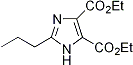 2-Propyl-1H- imidazole-4,5-dicarboxy acid diethyl ester
