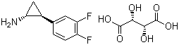 (1R,2S)-2-(3,4-Difluorophenyl)cyclopropanamine (2R,3R)-2,3-dihydroxybutanedioate