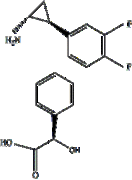 (1R,2S)-2-(3,4-Difluorophenyl)cyclopropanaminium (2R)-hydroxy(phenyl)ethanoate