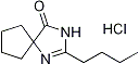 2-n-Butyl-1,3-diaza-spiro[4,4]non-1-en-4-one HCl