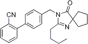 4'-[(2-Butyl-4-oxo-1,3-diazaspiro[4.4]non-1-en-3-yl)methyl]biphenyl-2-carbonitrile