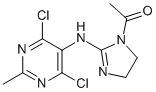 1-[2-[(4,6-Dichloro-2-methylpyrimidin-5-yl)amino]-4,5-dihydroimidazol-1-yl]ethanone