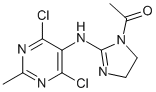 1-[2-[(4,6-Dichloro-2-methylpyrimidin-5-yl)amino]-4,5-dihydroimidazol-1-yl]ethanone