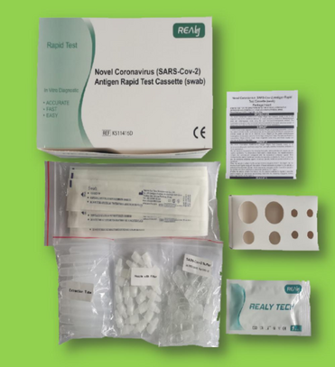 Novel coronavirus(sars-cov-2) antigen rapid test cassette(swab) for 25tests