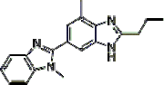 2-n-Propyl-4-methyl-6-(1-methylbenzimidazole-2-yl)benzimidazole