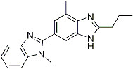 2-n-Propyl-4-methyl-6-(1-methylbenzimidazole-2-yl)benzimidazole