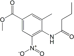 Methyl 4-(butyrylamino)-3-methyl-5-nitrobenzoate