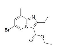 Ethyl 6-bromo-2-ethyl-8-methyl-imidazo[1,2-a]pyridine-3-carboxylic acid