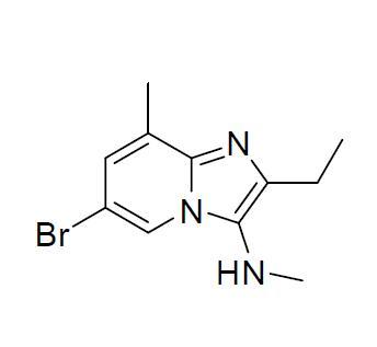 6-Bromo-2-ethyl-N,8-dimethylimidazo[1,2-a]pyridin-3-amine