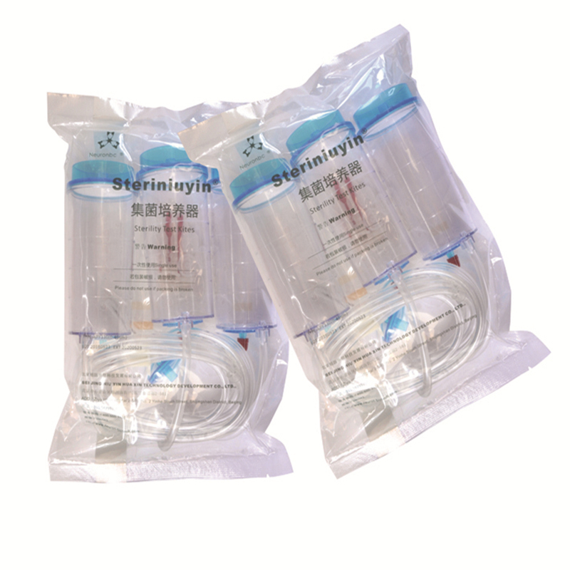 Canister for liquids in large vials  