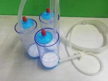 Canister for vials antibiotic powder