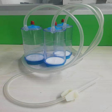 Sterility test pump disposable canisters