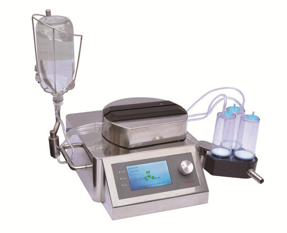 Sterility test pump disposable canisters  