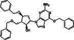 (1S,2S,3S,5S)-5-(2-Amino-6-(benzyloxy)-9H-purin-9-yl)-3-(benzyloxy)-2-(benzyloxymethyl)cyclopentanol