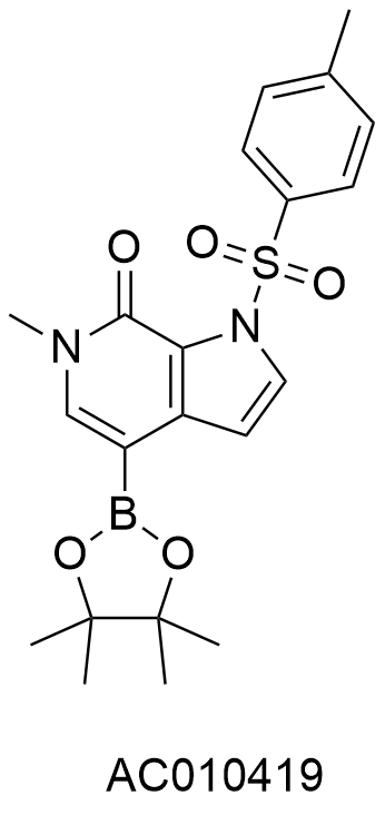 6-methyl-4-(4,4,5,5-tetramethyl-1,3,2-dioxaborolan-2-yl)-1-tosyl-1,6-dihydro-7H-pyrrolo[2,3-c]pyridi