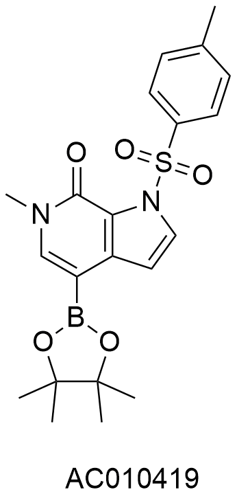 6-methyl-4-(4,4,5,5-tetramethyl-1,3,2-dioxaborolan-2-yl)-1-tosyl-1,6-dihydro-7H-pyrrolo[2,3-c]pyridi