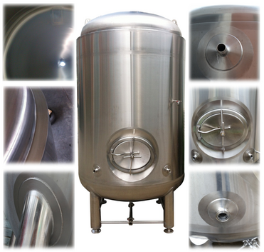 Stainless steel beer bright tank with insulation layer