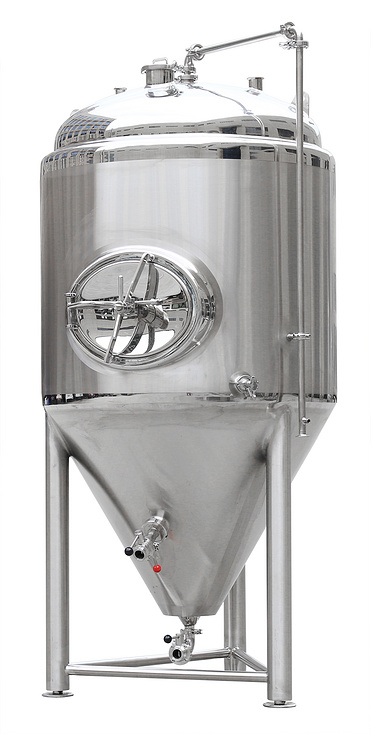 1500 liter fermenter, stainless steel fermenter, conical fermenter with cooling jackets