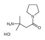 3-Amino-3-methyl-1-pyrrolidino-1-butanone Hydrochloride