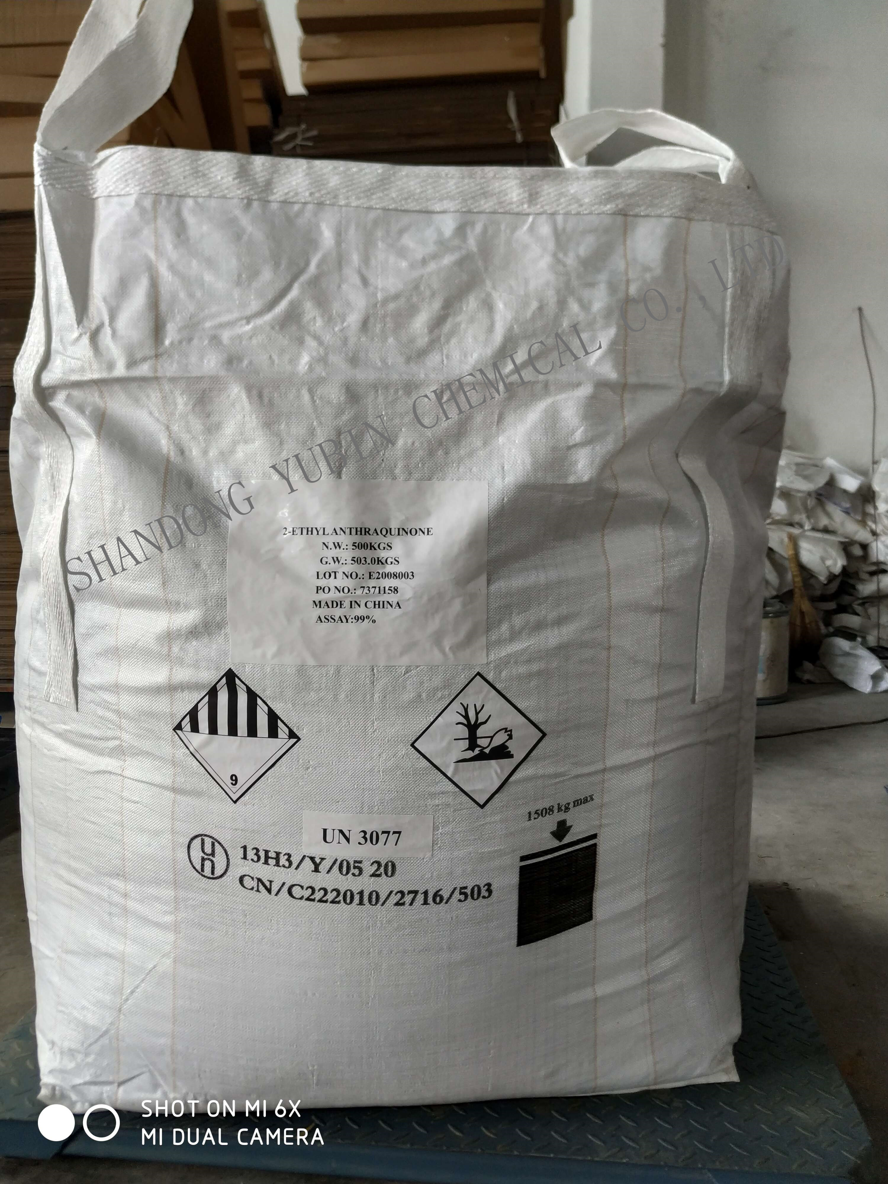 ISO Certified 2-EAQ 2-ETHYL ANTHRAQUINONE with REACH  