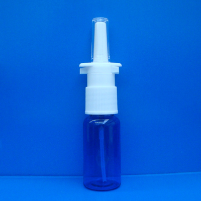 Metered nasal sprayer (nasal spray pump), screw on, snap on, crimp on.  