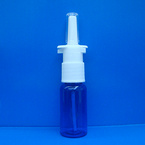 Metered nasal sprayer (nasal spray pump), screw on, snap on, crimp on.
