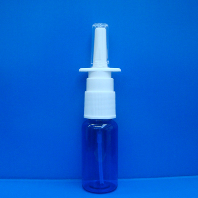 Metered nasal sprayer (nasal spray pump), screw on, snap on, crimp on.