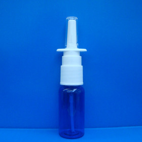 Metered nasal sprayer (nasal spray pump), screw on, snap on, crimp on.