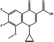 1-Cyclopropyl-6,7-difluoro-1,4-dihydro-8-methoxy-4-oxo-3-quinolinecarboxylic acid