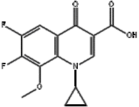 1-Cyclopropyl-6,7-difluoro-1,4-dihydro-8-methoxy-4-oxo-3-quinolinecarboxylic acid