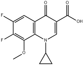 1-Cyclopropyl-6,7-difluoro-1,4-dihydro-8-methoxy-4-oxo-3-quinolinecarboxylic acid