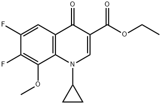 1-Cyclopropyl-6,7-difluoro-1,4-dihydro-8-methoxy-4-oxo-3-quinolinecarboxylic acid ethyl ester