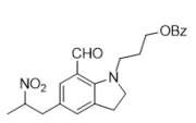 1-[3-(benzoyloxy)propyl]-2,3-dihydro-5-(2-nitropropyl)-1H-Indole-7-carboxaldehyde