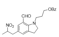 1-[3-(benzoyloxy)propyl]-2,3-dihydro-5-(2-nitropropyl)-1H-Indole-7-carboxaldehyde