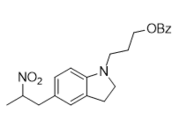2,3-dihydro-5-(2-nitropropyl)-1H-Indole-1-propanol 1-benzoate
