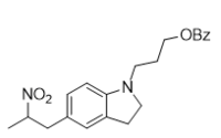 2,3-dihydro-5-(2-nitropropyl)-1H-Indole-1-propanol 1-benzoate