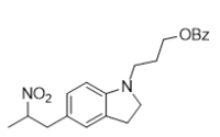 2,3-dihydro-5-(2-nitropropyl)-1H-Indole-1-propanol 1-benzoate