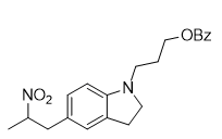 2,3-dihydro-5-(2-nitropropyl)-1H-Indole-1-propanol 1-benzoate