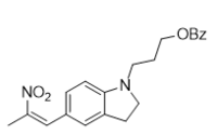 2,3-dihydro-5-(2-nitro-1-propen-1-yl)-1H-Indole-1-propanol 1-benzoate