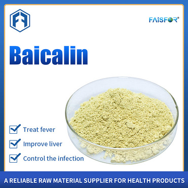Baicalin powder 85% Scutellaria baicalensis Extract baicalin