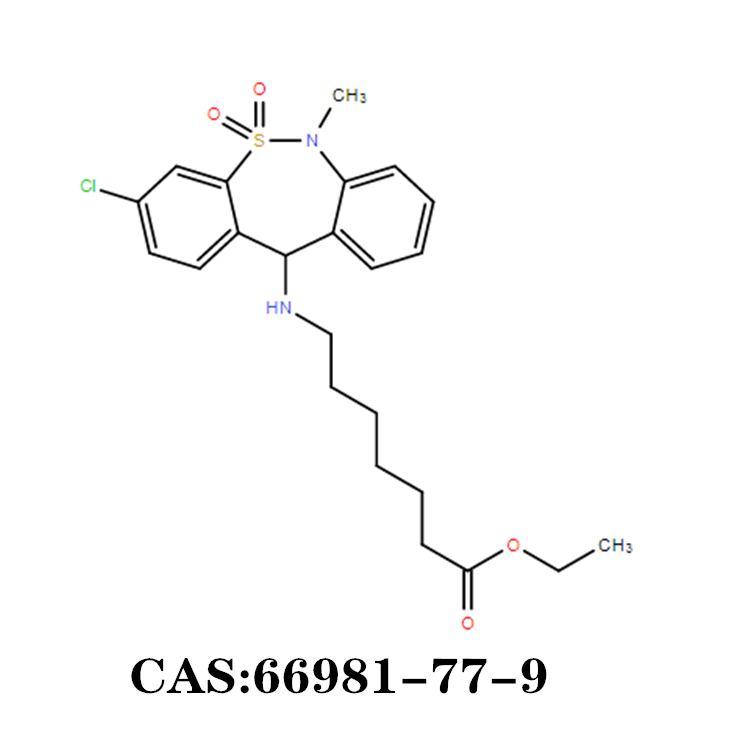 Tianeptine Ethyl Ester sulfate cas 66981-77-9  