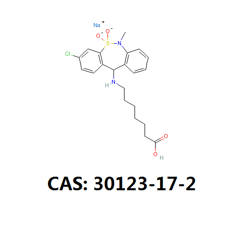 Tianeptine sodium cas 30123-17-2  
