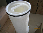 High flow pleated filter cartridge